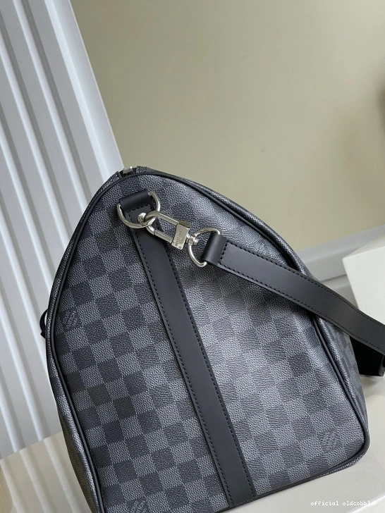 Official oldcobbler VUITTON 50 BANDOULIÈRE LOUIS KEEPALL 0821
